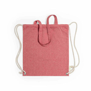 Сумка-рюкзак FENIN из переработанного хлопка, цвет красный