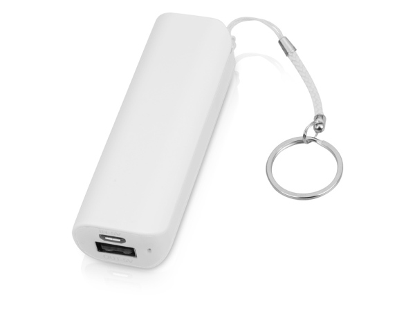 Портативное зарядное устройство (power bank) Basis, 2000 mAh, цвет белый