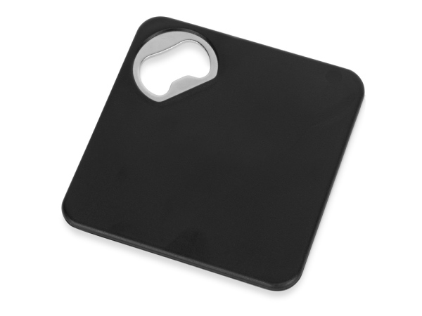 Подставка для кружки с открывалкой «Liso», цвет черный