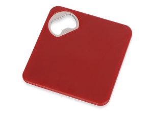 Подставка для кружки с открывалкой «Liso», цвет черный/красный