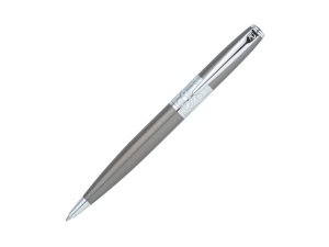 Ручка шариковая BARON с поворотным механизмом Pierre Cardin, серый/серебристый