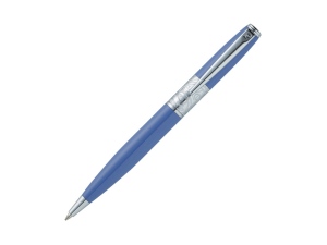 Ручка шариковая BARON с поворотным механизмом Pierre Cardin, сиреневый/серебристый