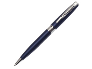 Ручка шариковая SECRET Business с поворотным механизмом Pierre Cardin, синий/серебристый