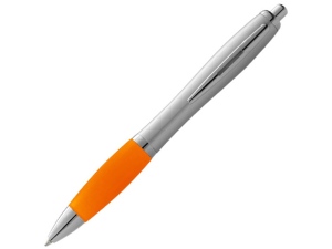 Шариковая ручка Nash, серебристый/оранжевый