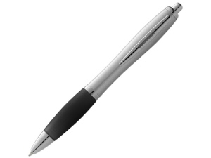 Шариковая ручка Nash, серебристый/черный