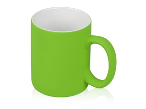 Кружка с покрытием soft-touch «Barrel of a Gum», цвет зеленое яблоко