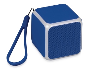 Портативная колонка «Cube» с подсветкой, цвет синий