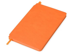 Блокнот «Notepeno» 130x205 мм с тонированными линованными страницами, цвет оранжевый