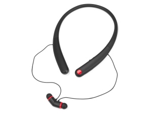 Беспроводные наушники с микрофоном «Soundway», цвет черный/красный