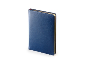 Ежедневник недатированный А5 «Sidney Nebraska», цвет синий (золотой обрез)