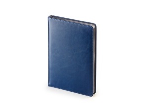 Ежедневник недатированный А5 «Sidney Nebraska», цвет синий (серебряный обрез)