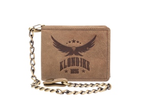 Бумажник KLONDIKE «Happy Eagle», светло-коричневый