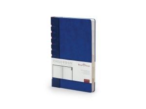 Ежедневник недатированный с индексами А5 «Bergamo», цвет синий