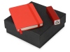 Подарочный набор To go с блокнотом и зарядным устройством, цвет красный