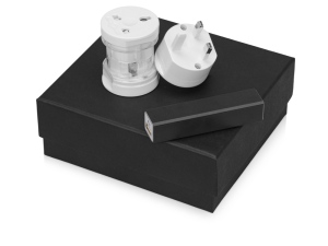 Подарочный набор Charge с адаптером и зарядным устройством, цвет черный