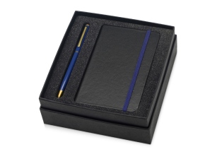 Подарочный набор Reporter с ручкой и блокнотом А6, цвет синий