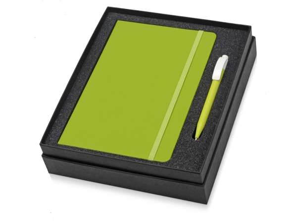Подарочный набор Uma Vision с ручкой и блокнотом А5, цвет зеленый