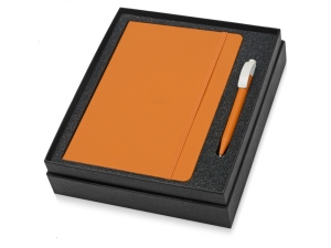 Подарочный набор Uma Vision с ручкой и блокнотом А5, цвет оранжевый