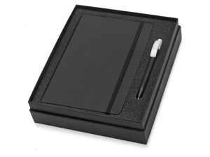 Подарочный набор Uma Vision с ручкой и блокнотом А5, цвет черный