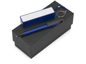 Подарочный набор Kepler с ручкой-подставкой и зарядным устройством, цвет синий