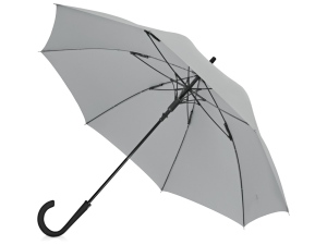 Зонт-трость Bergen, полуавтомат, цвет серый