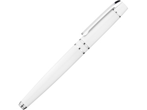 Ручка металлическая роллер «VIP R», белый