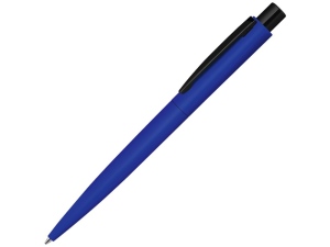 Ручка шариковая металлическая «LUMOS M» soft-touch, цвет синий/черный