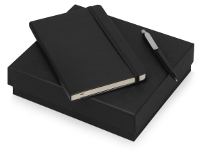 Подарочный набор Moleskine Picasso с блокнотом А5 и ручкой, цвет черный