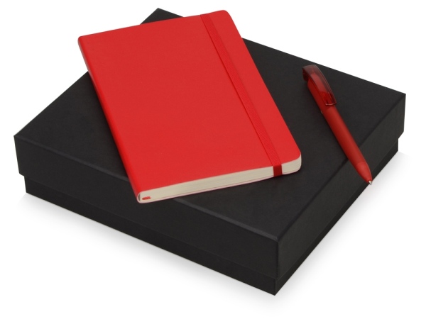 Подарочный набор Moleskine Amelie с блокнотом А5 Soft и ручкой, цвет красный