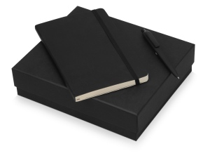 Подарочный набор Moleskine Indiana с блокнотом А5 Soft и ручкой, цвет черный