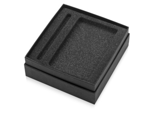 Коробка подарочная Smooth M для ручки и блокнота А6, черный