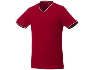 Мужская футболка Elbert с коротким рукавом, красный/темно-синий/белый, размер S