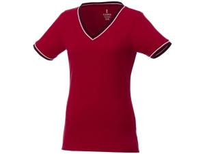 Женская футболка Elbert с коротким рукавом, красный/темно-синий/белый, размер XS