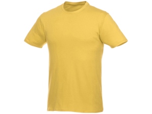 Мужская футболка Heros с коротким рукавом, желтый, размер XS