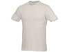 Мужская футболка Heros с коротким рукавом, светло-серый, размер XL