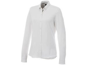 Женская рубашка Bigelow из пике с длинным рукавом, белый, размер XS