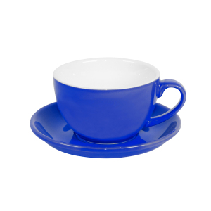 Чайная/кофейная пара CAPPUCCINO, цвет синий