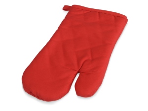 Хлопковая рукавица, цвет красный