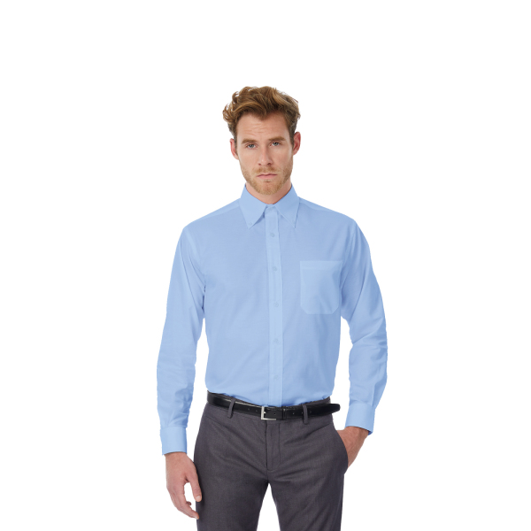 Рубашка мужская с длинным рукавом Oxford LSL/men, цвет голубой, размер L