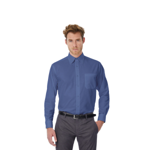 Рубашка мужская с длинным рукавом Oxford LSL/men, цвет синий, размер XL