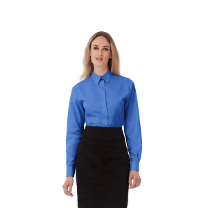 Рубашка женская с длинным рукавом Oxford LSL/women, цвет синий, размер XL