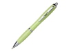 Шариковая ручка Nash из пшеничной соломы с хромированным наконечником, цвет зеленый