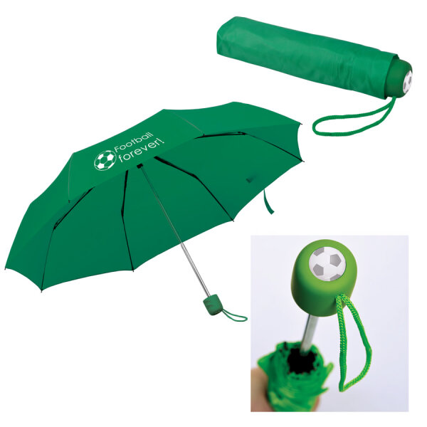 Зонт складной FOLDI, механический, цвет зеленый