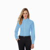 Рубашка женская с длинным рукавом Smart LSL/women, цвет  корпоративный голубой, размер L