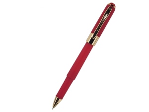 Ручка пластиковая шариковая «Monaco», 0,5мм, синие чернила, цвет красный