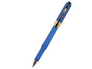 Ручка пластиковая шариковая «Monaco», 0,5мм, синие чернила, цвет ярко-синий