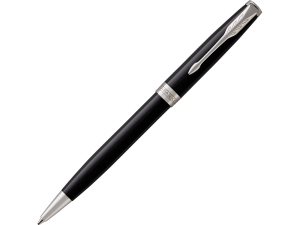 Ручка шариковая «Parker Sonnet Core Black Lacquer CT», цвет черный/серебристый