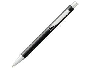 Шариковая ручка Tual из пшеничной соломы с кнопочным механизмом, цвет черный