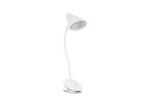 Настольная лампа Rombica LED Clamp, цвет белый