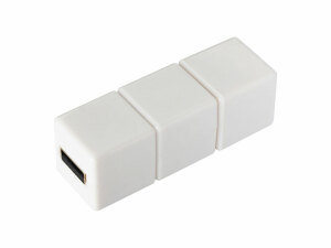 USB 2.0- флешка на 16 Гб «Кубик Рубика», белый